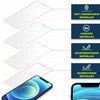iPhone 12 Glazen Screenprotector - Case Friendly - Set van 2