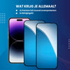 iPhone 15 Pro Max Glazen Screenprotector - Full Cover - Set van 2