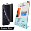 iPhone XR Glazen Screenprotector - Privacy Glass - Set van 2