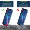 iPhone XR Glazen Screenprotector - Case Friendly - Set van 2