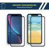 iPhone XR Glazen Screenprotector - Full Cover - Set van 2