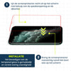 iPhone XS Glazen Screenprotector - Case Friendly - Set van 2